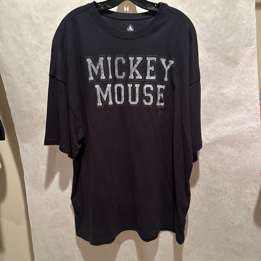 New Disney Mickey Mouse 1928 Soft Dark Blue short sleeve Unisex Shirt Size XL